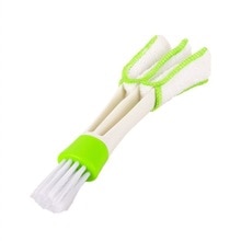 Car Care Cleaning Brush Auto Cleaning Accessories for BMW all series Double-Headed Instrument Dusting Brush Keyboard Brushgreen