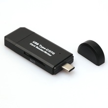 Computer Mobile Phone Dual-use Type-c Multifunctional All-in-one OTG Card Reader Mini TF Camera Card Reader