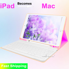 For iPad Pro 9.7 10.5 Air 1 2 3 5th 6th 7th 10.2 2019 Wireless Bluetooth Keyboard Case for iPad 9.7 2017 2018 2019 Cover