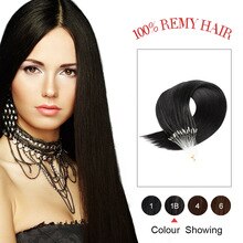 Gazfairy 1g/s 16'' 50g 80g Remy Micro Beads Hair Extensions In Micro Ring Links Real Human Hair Platinum Blonde Color Pure Color