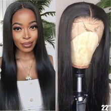 Glueless Lace Front Human Hair Wigs Straight Lace Front Wig 180 density 13x4 Lace Frontal Wig Brazilian Hair Wigs For Women Remy
