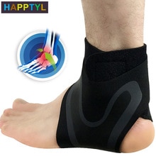 HAPPTYL Ankle Brace Compression Support Stabilizer - Adjustable Prevent Sprains Injuries Breathable Neoprene for Football Soccer