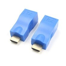 HDMI Extender Transmitter TX/RX Adapter 30M HDMI Network Extender RJ45 CAT5E CAT6 Ethernet LAN without HDCP