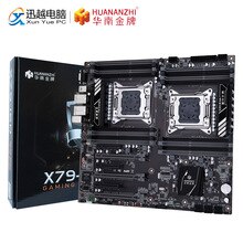 HUANANZHI X79-16D Motherboard Intel Dual CPU LGA 2011 E5 Support ECC/REG 512GB SATA3 USB3.0 VGA Dual Lan E-ATX Server Mainboard