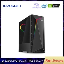Intel Desktop Gaming PC P18 i5 9400F GTX1650 4G Upgrade into GTX1060 3G/1T+120G SSD / 8G DDR4 RAM gaming  assembly computer PC