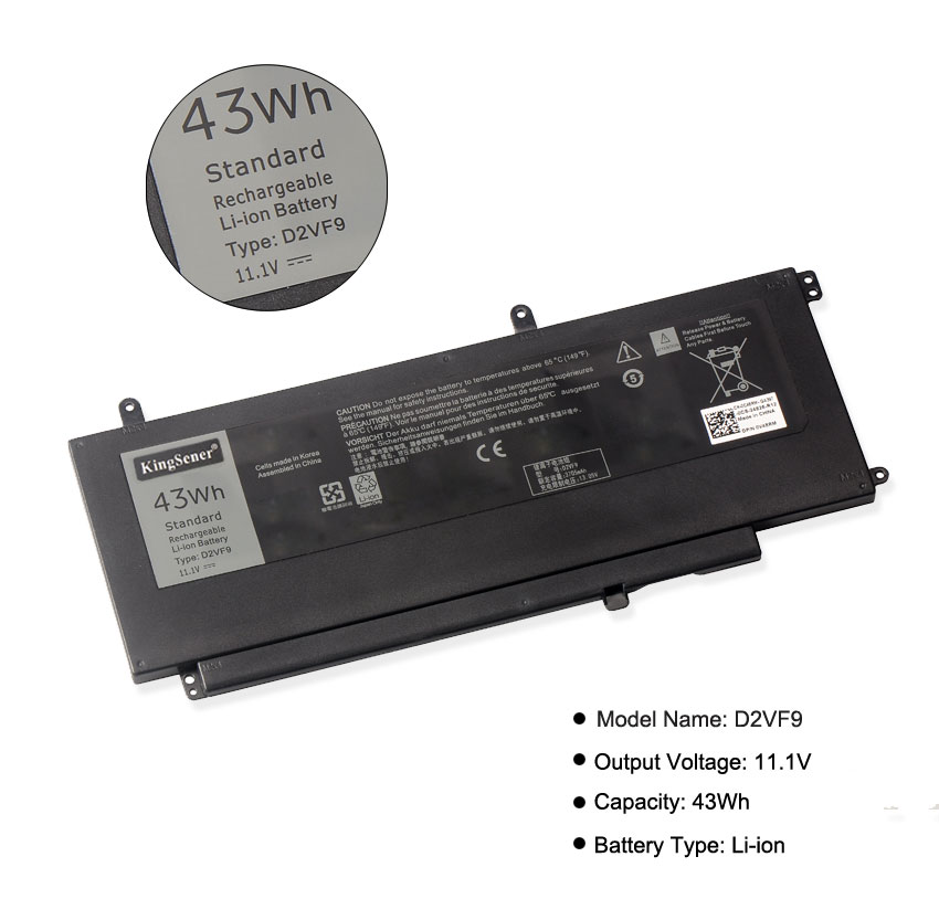 thumbnail interactive-video image 1 of 4P8PH Replacement Battery For Dell Inspiron 15 7537/7547/7548 & Vostro 14 5459 - 7600MAH 1 of 6