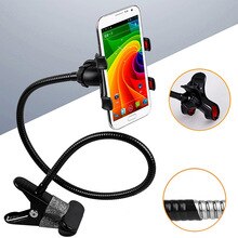 Long Arm Lazy Phone Holder 360 Degree Flexible Bed Desk Table Mobile Phone Holder Clip Mount Bracket For iphone/Android phone