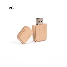 Maple Wood U Disk Small Lightweight Fillet U Disk 2G