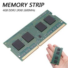 Memory RAM 1.35V Laptop DDR3 4GB PC3L-12800S 1600MHz 204PIN SO-DIMM DDR3 Laptop Memory Strip