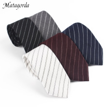 Men Tie High Quality Cotton Casual Fashion Striped Necktie Wedding Birthday Party Ties  Accessory Gifts for Men Scarf Bow Ties