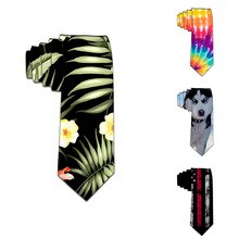 Men's 3D Printed Funny Animal Plant Tie Formal Business Luxury Wedding Party Jacquard Woven 8cm Wide Neckties For Men