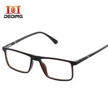 Men's bussiness Eyeglasses w/caseMen Full Frame Rectangular Clear Lens Glasses Frame Size 50-16-140mm anteojos de hombresDD1477