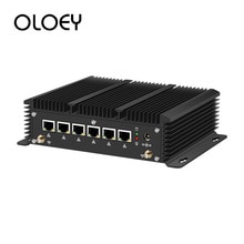 Mini Pc Intel Core i5 7200U i3 7100U i7 6 LAN 210at Gigabit Ethernet HDMI 2*RS232 Firewall Router PFsense Aes-Ni Pocket Computer