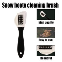 Multifunctional Scrub Fur Shoes Cleaning Brush Portable Size Snow Boots Suede Shoe Cleaner Cleaning Brush