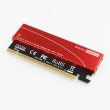 NVME M.2 to PCIE 3.0 Full Speed X16 Extension Transfer Adapter Converter Card Dust-proof