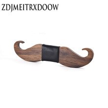 New design Fashion Geometric Gravata Adult Business Wood Beard Bow tie Mens Party tie Bowties DIY private custom Ties