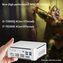 Newest IntelCore 7th Gen Mini PC i5 7300HQ/i7 7820HK Intel UHD630 win10 4Core 8 Threads 2.4G+5G+Bluetooth NUC Freeshipping  pc