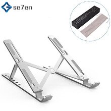 Notebook Stand Adjustable Angle Aluminum Alloy Free Lift Laptop Heighten Holder for Macbook Dell HP iPad Pro 9-17 inch