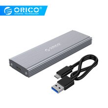 Original ORICO M2 SSD Case NGFF M.2 SSD Enclosure  Hard Drive Enclosure HDD Case USB3.1 Type-C 5Gbps for Samsung Intel NGFF SSD