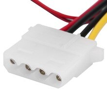 PC Computer Fan Quad 4 LED Light 120mm PC Computer Case Cooling Fan Mod Quiet Molex Connector Easy Installed Fan 12V