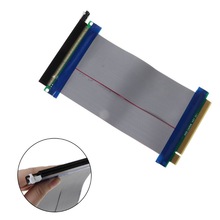 PCIe 16X PCI Express PCI-E 16X to 16X Riser Extender Card Adapter Flexible Cable AXYF