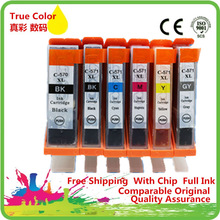 PGI 570 570XL PGI-570 PGI570 PGI570XL PGI-570XL CLI-571 Ink Cartridge Replacement For Canon MG7750 MG7751 MG7752 MG7753