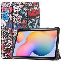 Painted Pattern Stand Cover Case For Samsung Galaxy Tab S6 Lite 10.4 inch Tablet PU Leather Smart Cover Tablet Case KS0618