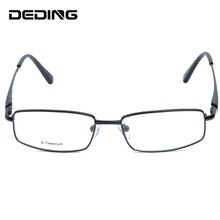 Pure Titanium Glasses Frame Men Rectangle Eyeglasses full rim Spectacle Frames Prescription Myopia Optical Frame Eyewear DD1524
