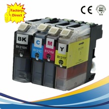 LC121BK LC121 LC121XL Ink Cartridges For Brother DCP-J552DW DCP-J752DW DCP-J132W DCP-J152W DCP-J172W MFC-J470DW Inkjet Printer