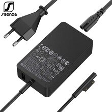 SeenDa 15V 2.58A 44W Tablet Charger EU Plug Power Adapter for Microsoft Surface pro 3 4 5 ( i5/i7) with USB charging Port