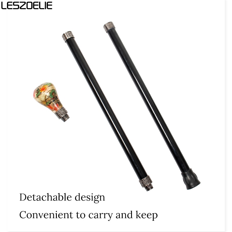 Skull And Snake Resin Handle Fashion Walking Stick For Man Luxury Decorative Walking Cane Women Vintage Walking Stick Canes