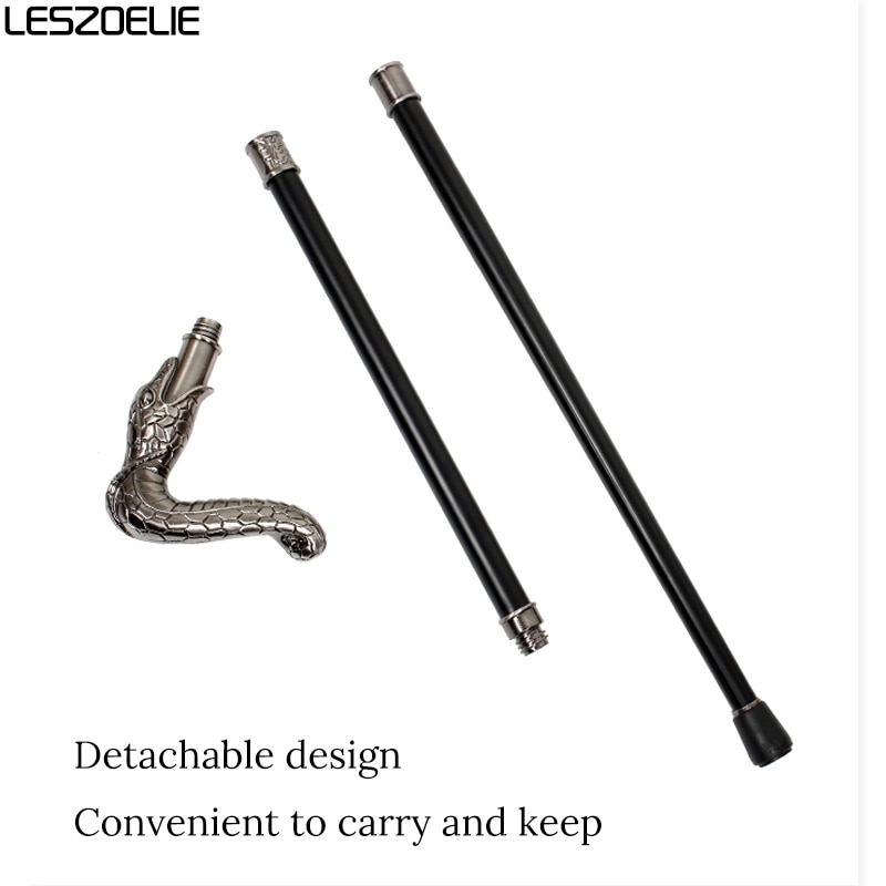 Snake Head Luxury Walking Stick Canes For Man 2020 Fashion Decorative Walking Stick Fashionable Cane Vintage Walking Cane Stick
