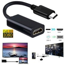 USB-C Type C to HDMI Adapter USB 3.1 Cable for Android Phone Tablet Black VDX99