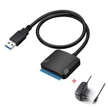 USB to SATA Cable sata to USB3.0 with extera Power for 3.5'' hdd 2.5'' hard disk HDD SSD drive converter