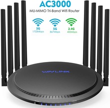 Wavlink Original Gigabit Wireless Wifi Router High Speed WiFi Range Extender 5Ghz WiFi Repeater High Gain Antennas Easy setup