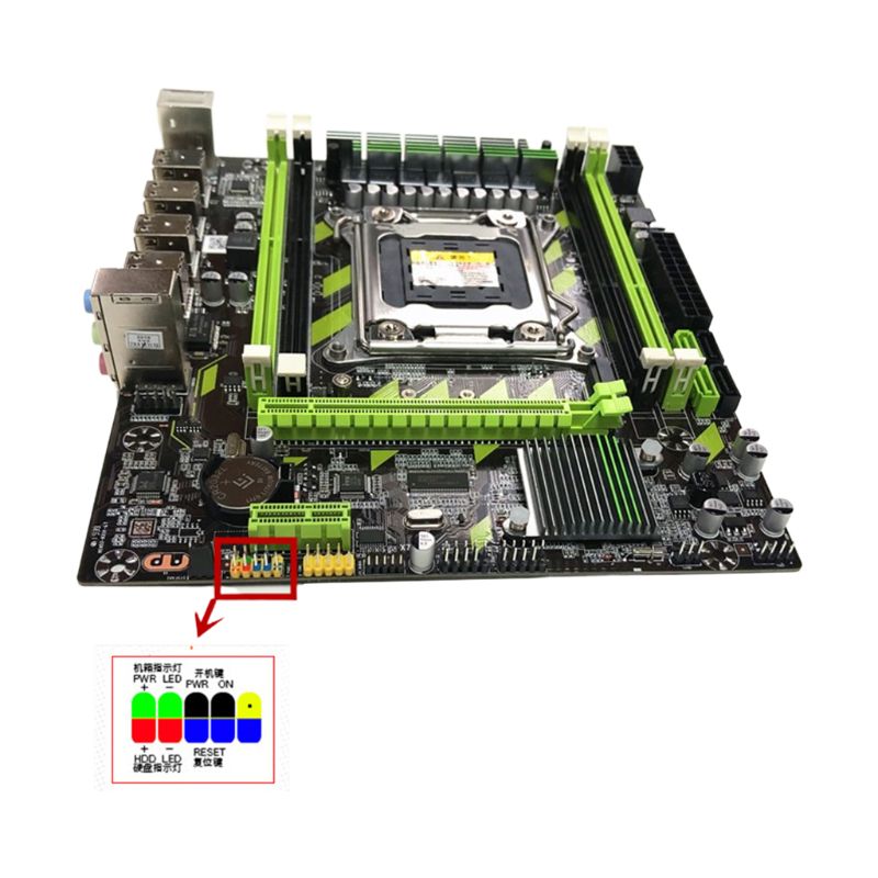 X79G Turbo Motherboard LGA2011 Combos Mainboard E5 2689 CPU 4x8G DDR3