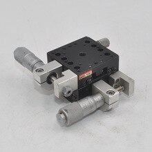 XY axis Sigma TAM-402S manual precision fine-tuning displacement slide table cross roller table aluminum 40mm