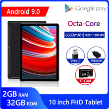 ZONKO Tablet 10 inch Android 9.0 Tablet PC Octa-Core Tablets 5G Wifi 2G RAM 32G ROM GPS Gaming Tablet GMS 1920*1200 Google Play