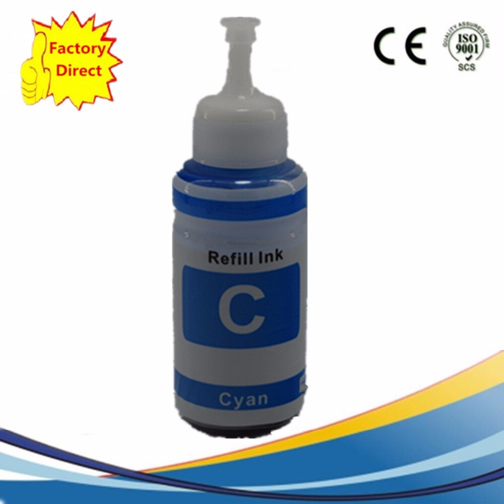 ink 4 color Dye Based Non OEM Set Refill Ink Kit 70ml for EPSON L100 ...