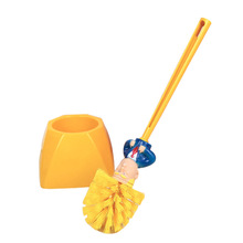 Donald Trump Shaped Toilet Brush New Durable Plastic Household Bathroom WC Cleaning Borstel Toilet Cleaner Brushes Clean Tool